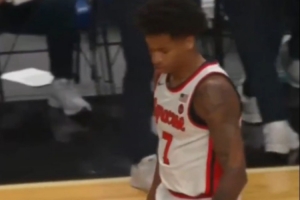 看这几分像谁？甜瓜儿子基扬大学首秀7中4得10分1断1帽 三分4中2