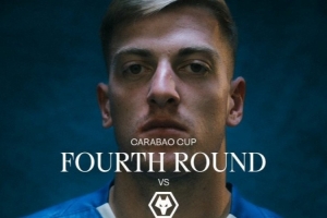 切尔西晒海报预热联赛杯战狼队，德拉普单人出镜