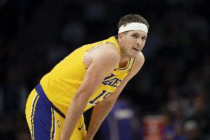 明日湖人战老鹰  里夫斯连续第3场缺席 克莱伯升级为出战成疑