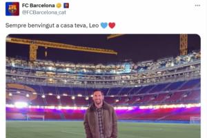 真不知情？巴萨官推晒的照片是从梅西ins下载的