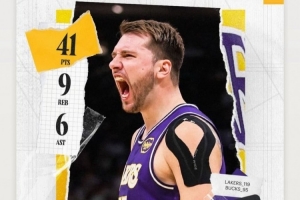 自己本场10中1！拉拉维亚赛后转发东契奇海报：他挺厉害的