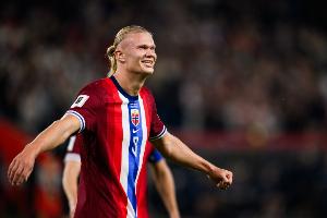 客战意大利梅开二度，哈兰德是欧洲世预赛历史第二人