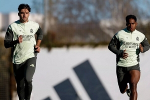 皇马今日训练情况：吕迪格、琼阿梅尼和马斯坦托诺进行个人训练